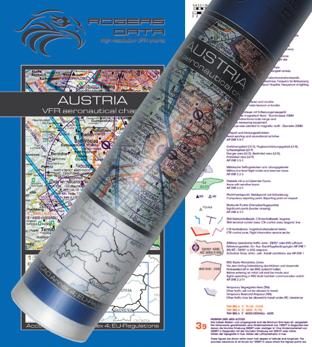 Austria Wallchart 500k