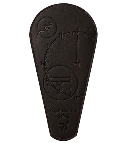 Navigationszirkel Ledertasche