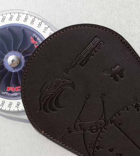 Ledertasche Navigationszirkel