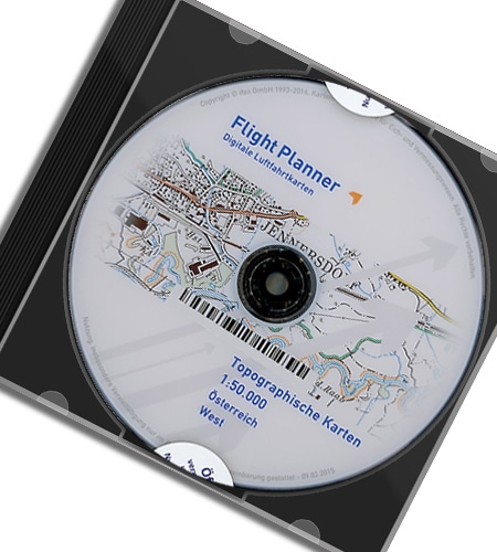 Digitale Karte Österreich BEV OEK50 Topographie 50k