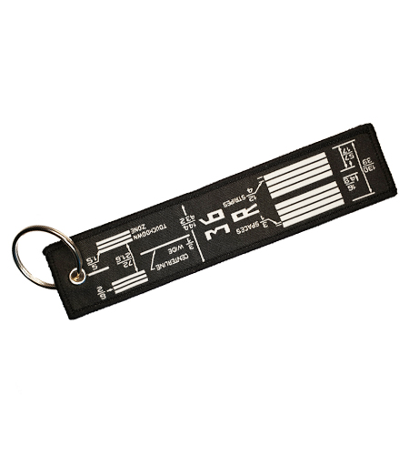 Rogers Data Schlüsselanhänger runway woven