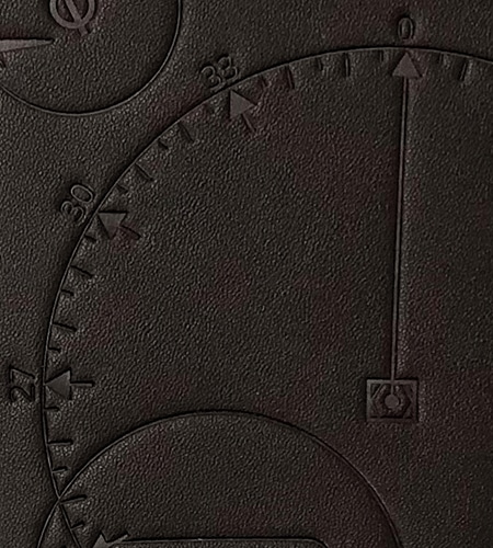 Navigationszirkel Ledertasche