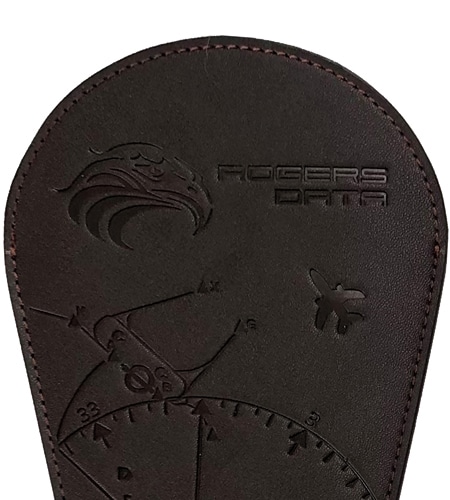 Navigationszirkel Ledertasche