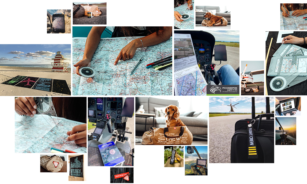 Collage Rogers Data VFR Charts Collage Rogers Data VFR Charts