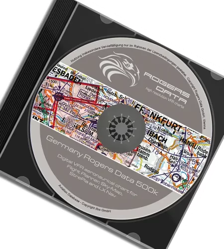 CD Cover von der digitalen Deutschland Karte