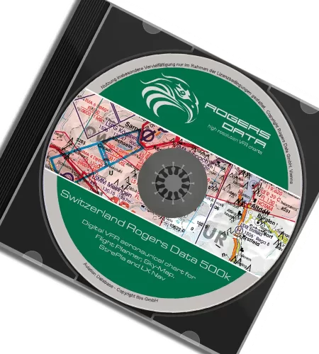 CD Cover von der digitalen Schweiz Karte