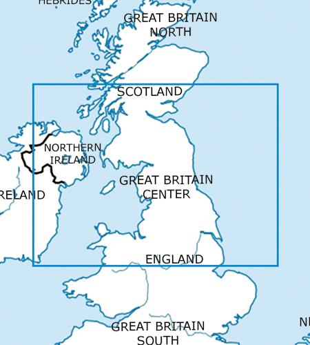 England VFR ICAO Karte