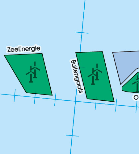 Dänemark VFR Luftfahrtkarte Windräder Windkraftwerke Offshore