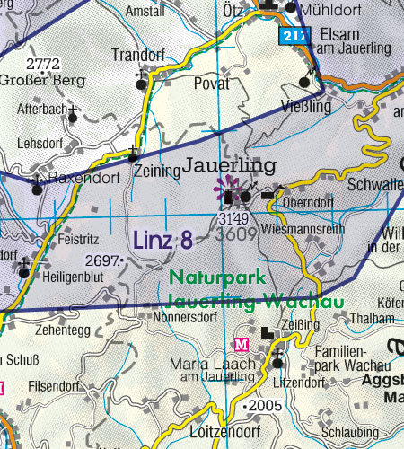 Österreich Sichtflugkarte Militär Tiefflugstrecken