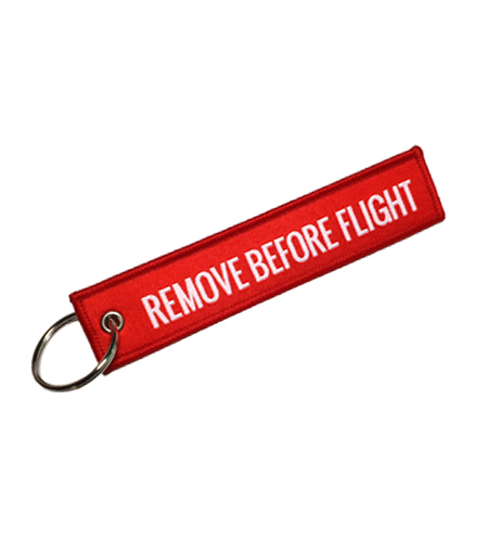 Porte-clés remove before flight RUNWAY