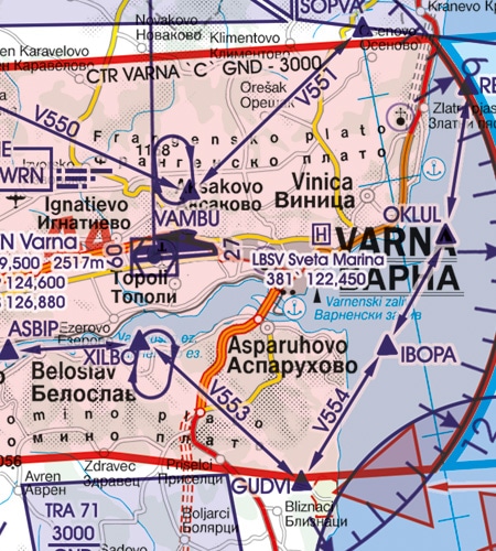 Anflugverfahren Varna Bulgarien