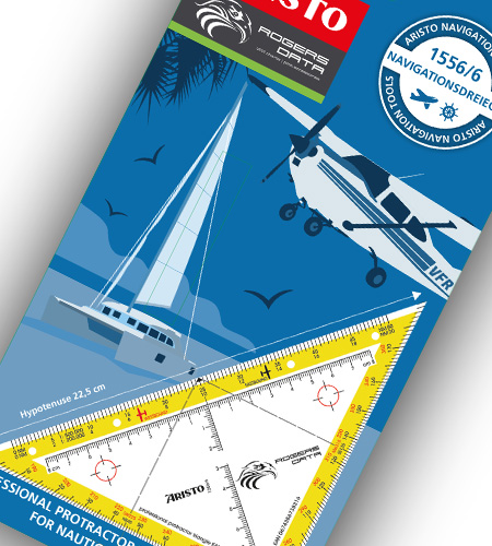 Protractor Triangle EASA ICAO Cover front