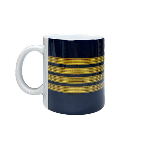 Tassen Captain Pilot Stripes