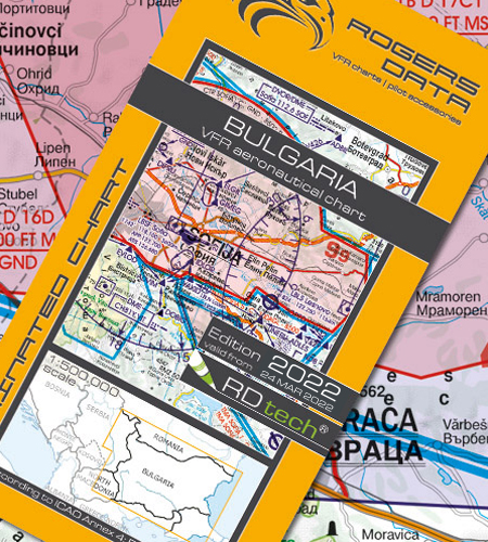 Bulgarien VFR ICAO Karte