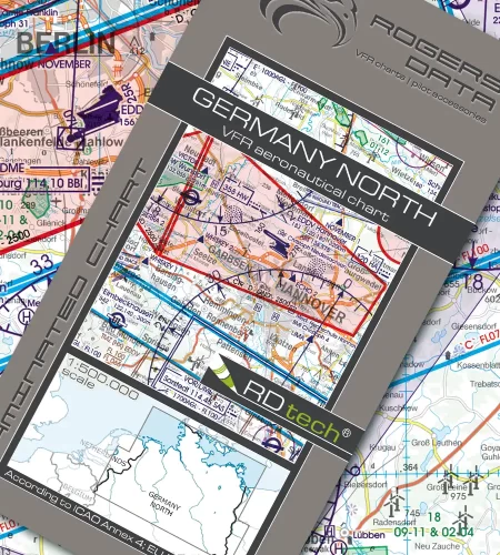 VFR ICAO Sichtflugkarte von Deutschland Nord in 500k