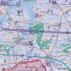 Luftsportgebiet auf der Luftfahrkarte von Dänemark in 500k