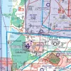 TRA zeitlich reservierter Luftbereich auf der VFR Karte von Dänemark in 500k