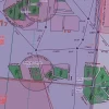 Windkraftwerke Offshore auf der Sichtflugkarte von Dänemark in 500k