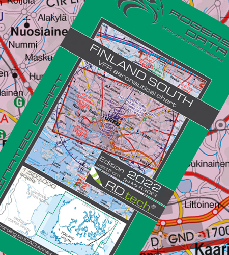 Finnland Süd VFR ICAO Karte