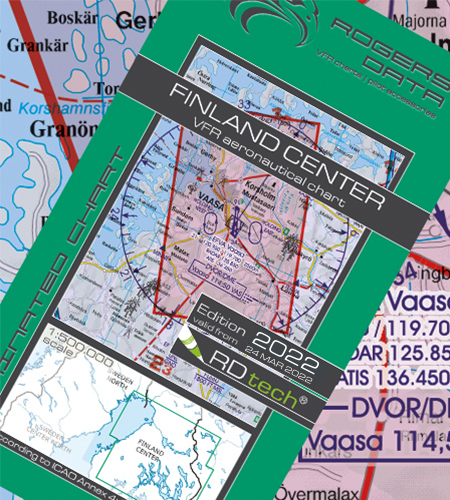 Finnland Zentrum VFR ICAO Karte