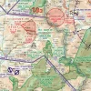 Naturschutzgebiet in 500k auf der VFR Frankreich Karte