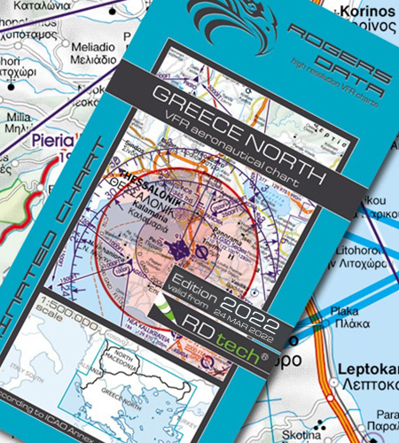 Griechenland Nord VFR ICAO Karte