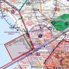 Militärflugplatz auf der VFR ICAO Karte von Italien in 500k