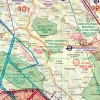 Naturschutzgebiete auf der 500k ICAO Karte von Italien