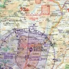 Sichtflugsektor auf der 500k VFR Karte von Italien