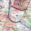 TRA und Ultraleichtflugplatz auf der ICAO Karte von Italien in 500k