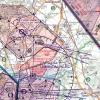 RMZ Funkkommunikationspflicht auf der 200k ICAO VFR Karte von Österreich