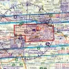 VFR Sichtflugsektor auf der ICAO Karte für Österreich in 500k