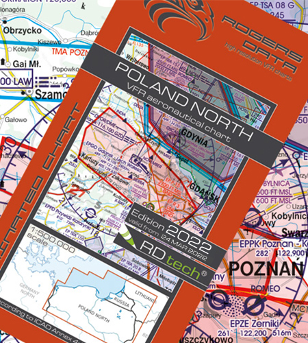Polen Nord VFR ICAO Karte