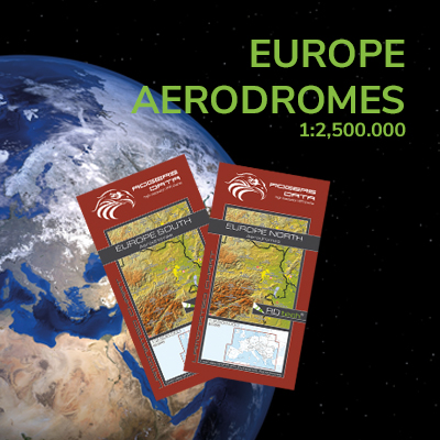 Europas Flugplätze - Karten 1:2,500:000