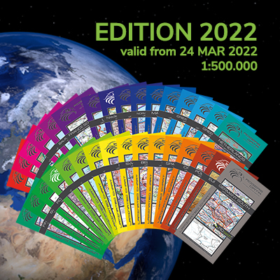 VFR ICAO Karten 2022 - 1:500.000