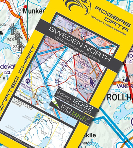Schweden Nord VFR ICAO Karte