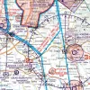 TMA Nahkontrollbezirk auf der 500k ICAO Karte der Slowakei