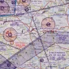 Luftsportgebiet auf der 500k Luftfahrtkarte von Tschechien