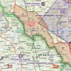 Naturschutzgebiet auf der VFR ICAO Karte von Tschechien in 500k