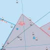 Hindernisse auf der ICAO Karte von UAE in 1000k