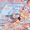 Gefahrengebiete auf der Sichtflugkarte von Bahrain in 1000k