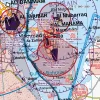 Flughafen auf der 1000k VFR Karte von UAE