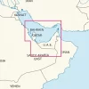 Blattschnitt von UAE, Katar und Bahrain VFR ICAO Karte in 1000k