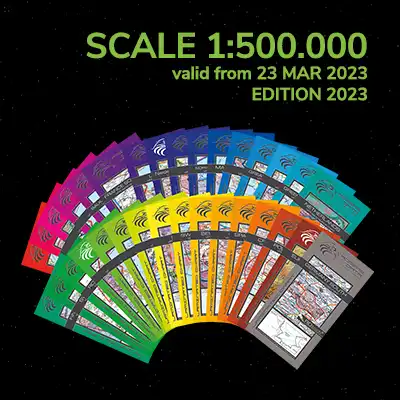 VFR ICAO Karten 500k, Ausgabe 2023